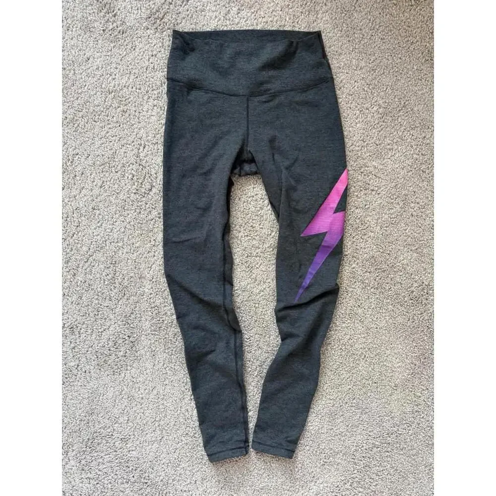 Aviator Nation Women’s Full-Length High Rise Bolt Fade Leggings Sz S - Picture 7 of 13